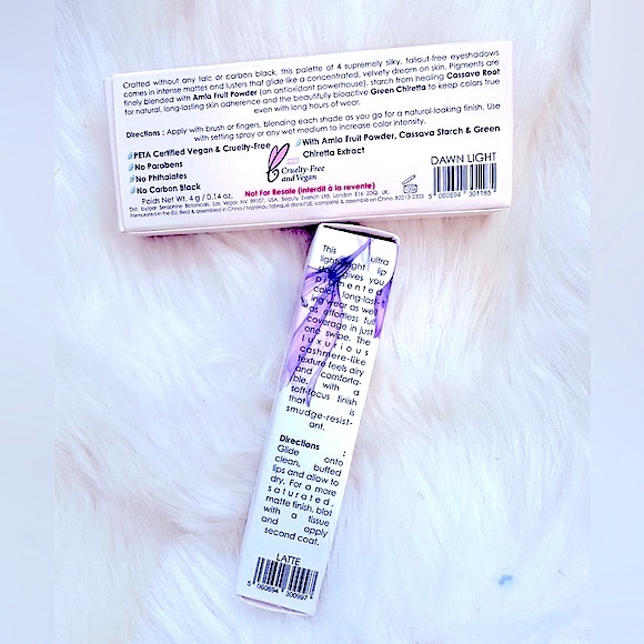 SERAPHINE’S Botanicals [2pc Cherimoya+Fig Lasting Lip Satin+Silky Nude Shadow’s] - Picture 6 of 16